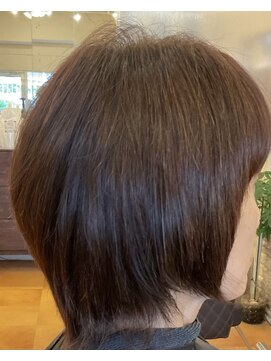 ピュアモード 髪質改善/ナチュラルショートボブ/