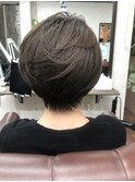 20代/30代/40代/大人ショートボブ/耳かけショート