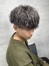 ネクスト 静岡店(NEXT) MEN'S HAIR/ブルーブラック/ツイストスパイラルパーマ/マッシュ