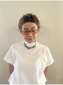 大人のツーブロショート