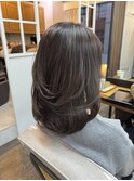 50代におすすめミディアムエレガントのハイレイヤー