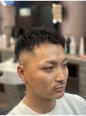 メンズ理容室バーバースタイルフェード流行刈り上げ錦糸町