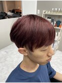 メンズブリーチカラー×ピンクブラウン