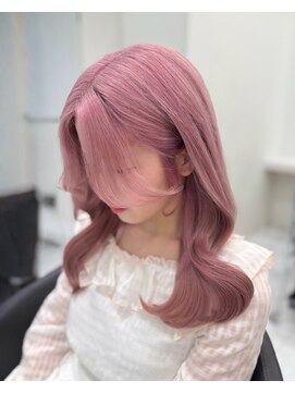 ベレーザシェルト(Beleza scelto) 14448ホワイトピンクラベンダーミルクティー髪質改善韓国風巻き