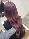 【YUCCA】大人可愛い/ロング/cherry pink