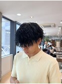 波巻きパーマブリーチパーマウェーブパーマ