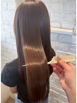 エヌアンドエー 春日部東口店(hair shop N&A) シルクのようなツヤ！さらさらブラウンロング/艶感/髪質改善