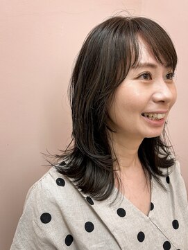 ルーム シンサイバシ(room shinsaibashi) 【room shinsaibashi/植松さくら】ダークトーンの地毛風カラー