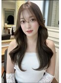 髪質改善韓国風レイヤーカット赤み消しカラー