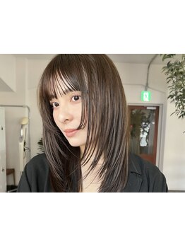 クセ毛や広がりが気になる方にオススメ◎髪に優しい薬剤を使用し、自然で柔らかな仕上がりに♪