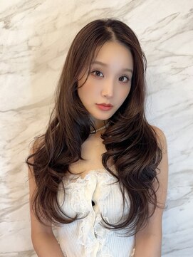 ロンド フィーユ(Lond fille) 大人可愛い中華美女ワンホンヘア×フォワード巻き