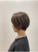 40代50代コンパクトショートボブ