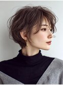 白髪ぼかし脱白髪染め大人ショート