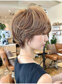 <30.40.50代>大人似合わせショートx透明感カラー