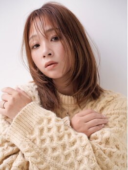 ラックスビールーチェ 沖縄那覇イオンモール店(LUXBE LUCE)の写真/こだわりの顔周りカットでトレンドを抑えた小顔魅せヘア・レイヤースタイルも◎『なりたい』を叶えます☆