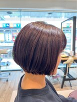 ジュイール(jouir)&nbsp;三鷹白髪ぼかしハイライトショートボブウルフショートカット韓国