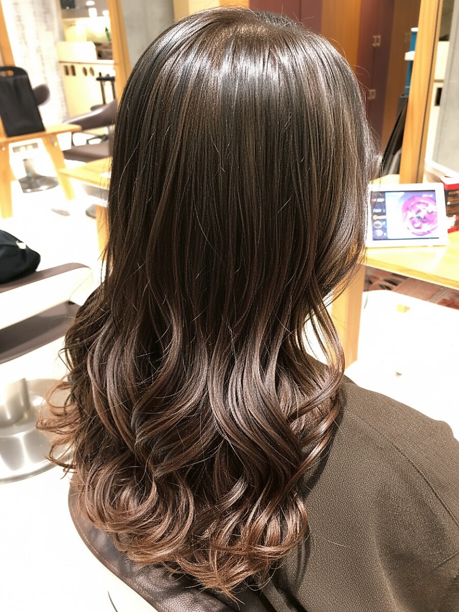 お手頃価格☆カット＋ナチュラルカラー＋ヘアケア　\10340→\7400