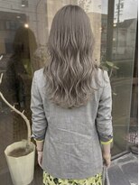 ニコリヘアワークス(nicori hair works)&nbsp;ロング×シアーグレージュ1