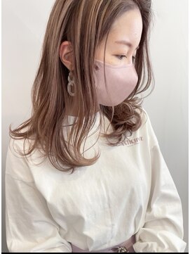 ロッカ ヘアーイノベーション(rocca hair innovation) 透明感ベージュミディ［稲毛/髪質改善］