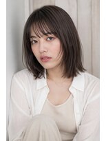 リビンバイアフロート(Livin by afloat) ミディアムレイヤー・ストレートシャギー20代30代40代 前髪あり