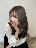 エクリュ(ecru) オリーブグレージュ × 裾カラー