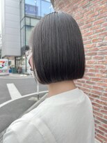 オーガニック アトリエ 大宮(organic+atelier)&nbsp;ミニボブ/切りっぱなし/暗髪/小顔効果◎大宮/大人ボブ