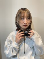 シアアルン 新小岩店(SHEER alun)&nbsp;◆ 【個性派】アンブレラカラー×ミディアムウルフ【新小岩】