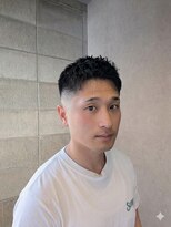 ワンワンオー バーバーショップ コンチネンタル(@110 BARBER SHOP continental)&nbsp;サイドパートラフショートスキンハイフェード