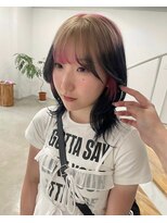 ミュウアンド(Mew＆)&nbsp;2. インナーカラー/デザインカラー/レイヤーカット/顔周り