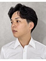 ハイプ マン 藤沢(HYPE MAN)&nbsp;フェザーパーマ毛流れパーマセンターパートニュアンス藤沢