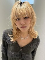 アイトーキョーエス 渋谷(AI TOKYO S)&nbsp;ウルフカット/ウルフボブ/シャギー/くびれレイヤー/ブリーチ