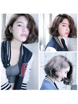 ベル 表参道店(Belle)&nbsp;『外国人風』素髪ボブ×スモーキーベージュ