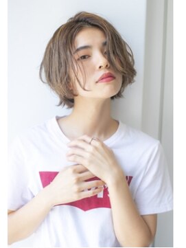 リル バイ フレイムス 川口(Lilou by Frames) 【リル川口】前下がりボブウェーブ