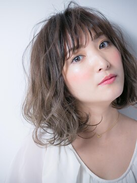 カバーヘアアンドスパ ブリス 浦和(COVER HAIR&SPA bliss) 大人かわいいブランジュ小顔ふわミディw浦和20代30代40代