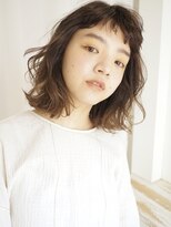 パール(PearL) 《PearL》抜け感ボブパーマ/マットブラウン/グレージュアッシュ