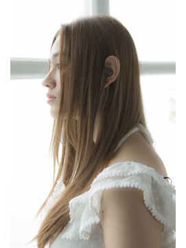 ミエル ヘア 新宿(miel hair) 〈mielhair新宿〉大人可愛いナチュラルストレート