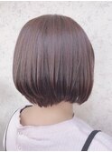 ショートボブ×チョコレートブラウン/大人可愛いモテショート