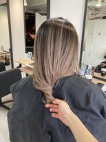 ラフ 難波店(LAFF)&nbsp;#黒髪#ボブルフ#ネビージュ#小顔#ワンレン