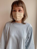 ツイギー 宮西店(TWiGGY)&nbsp;レイヤースタイルにハイトーンオリーブ