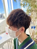 タブー 岐阜店(TABOO)&nbsp;無造作パーマ風刈り上げマッシュ　アイロンセット