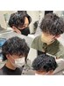 【メンズ限定】ツイストスパイラルパーマ＋カット￥16500→￥13000