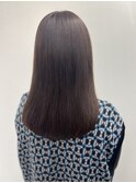 縮毛矯正×トレンドカラー ワンカールロング