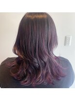 美容室 アイディー i-dee ピンクパープル