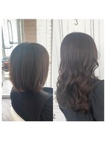 クラン ヘアーアンドスタジオ(CLAN hair & studio)&nbsp;ハイトーンエクステブリーチインナーミルクティーベージュ