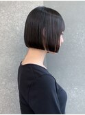 ◇柔らか縮毛矯正で叶う旬のミニボブ！表参道