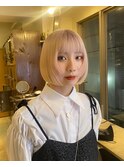 ホワイトカラー/ホワイトブロンド/梅田/ハイトーン