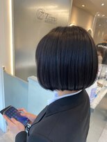 ジーナ 船橋(Zina)&nbsp;髪質改善＊マチルダボブアッシュカラー＊美髪【Zina船橋】