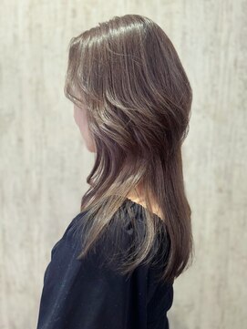 テトテ 門戸厄神店(tetote) 【tetote/村山】くびれレイヤーロング/ニュアンスカラー