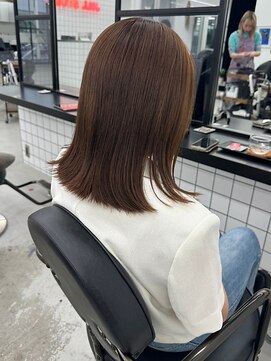 ジルスタジオ(JILL STUDIO) JILL STUDIO ミディアムボブ×ミルクティーアッシュブラウン