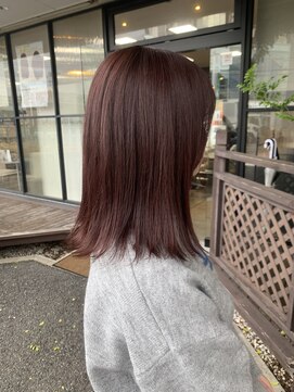 アヴァンス 北花田店(AVANCE) 【#柔らかいレッドカラー】×ボルドースタイル